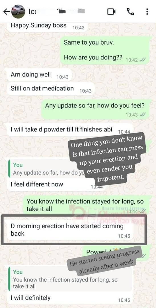 Morning Erection Restored Testimony